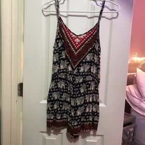 Patterned romper!